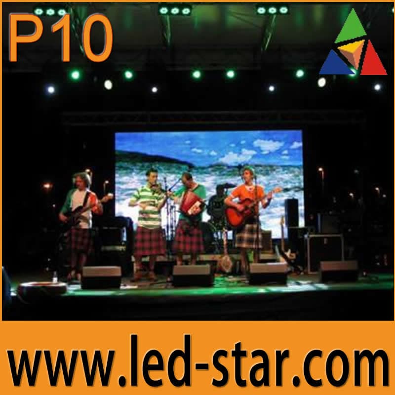 Indoor P10 flexible led display screen from Shenzhen China
